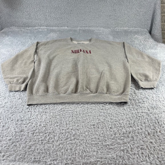 NIRVANA Other - Nirvana In Utero Graphic Sweatshirt Heather Gray Crewneck Band Merch Size L